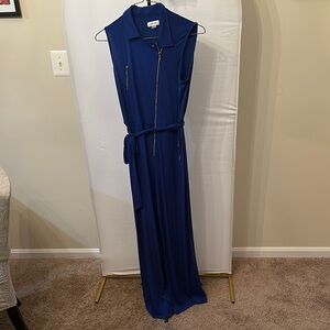 Calvin Klein Blue Sleeveless Pantsuit